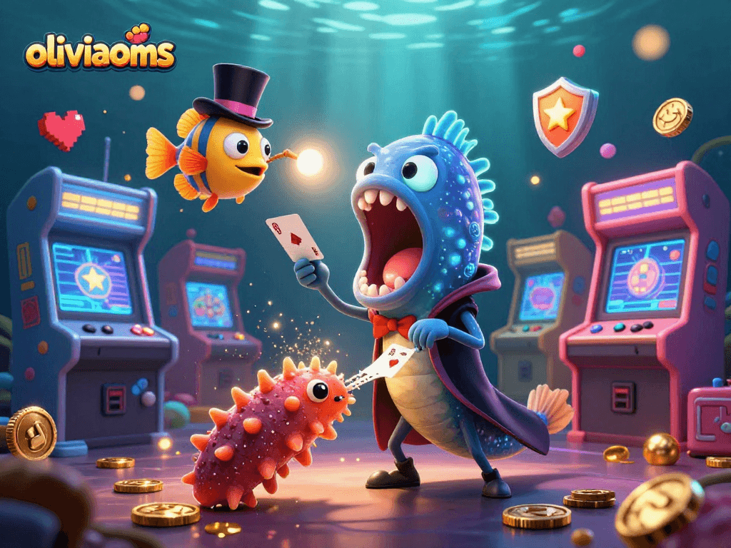 Engage with exciting asoliviaooms slot adventures in this vibrant underwater casino scene.