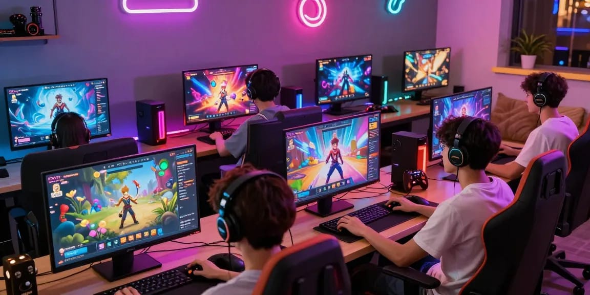 Engaging game sex experience with diverse characters in an online gaming setting.