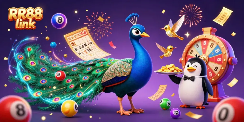 Experience the excitement of RR88 link in this vibrant, dynamic casino scene.