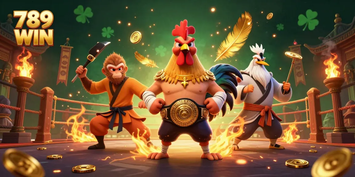 Engage in thrilling 789 WIN adventures with vibrant characters in a dynamic casino setting.