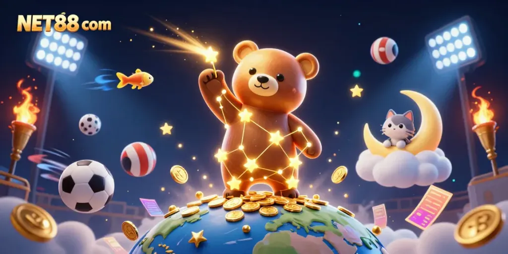 Experience the thrill of betting in NET88 com's vibrant online casino with dynamic elements.