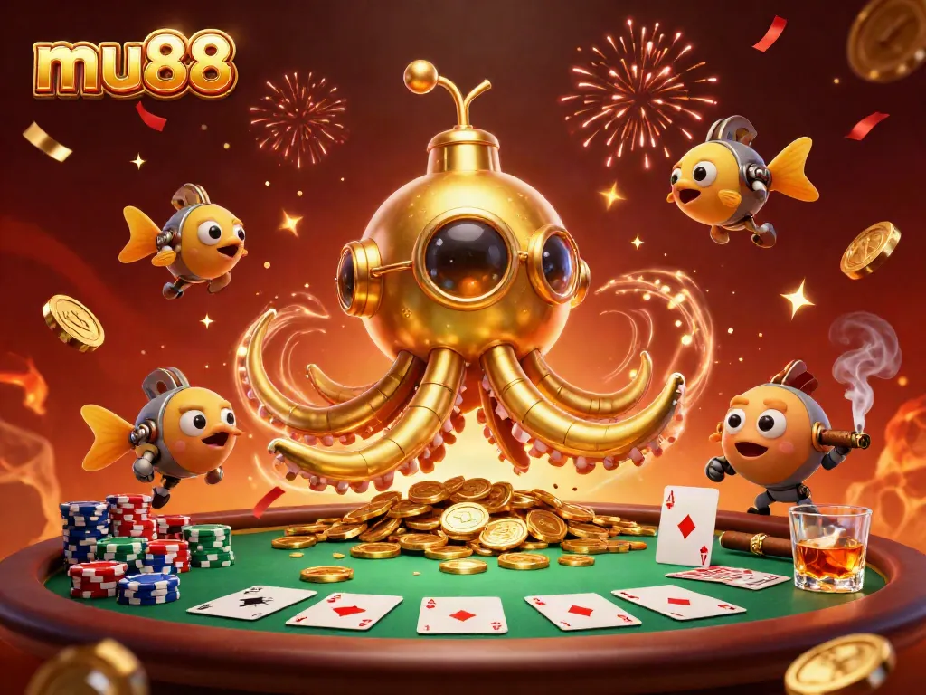 Experience exciting gameplay at mu88 with lively characters and a vibrant casino atmosphere.