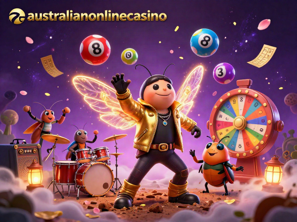 Engage with australianonlinecasino through vibrant casino elements and a dynamic cicada rock star scene.