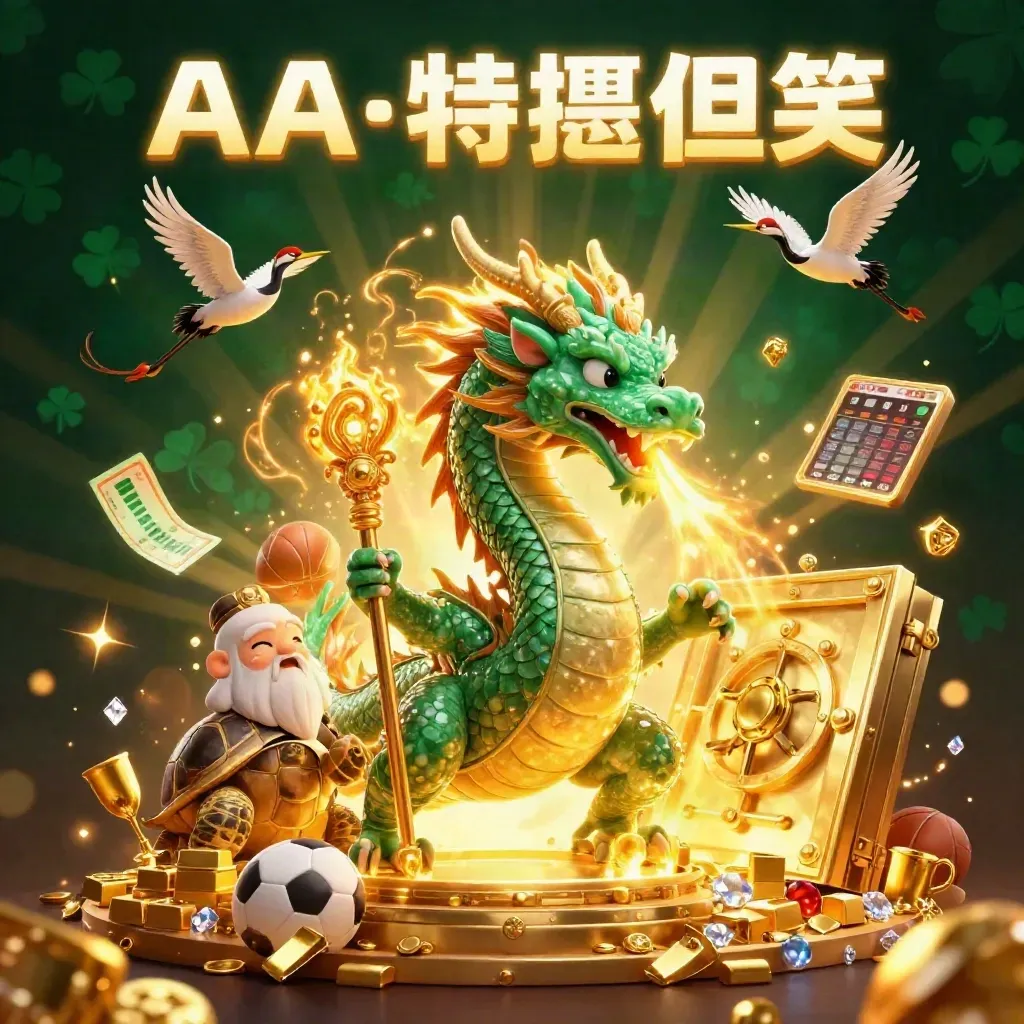 Emerald dragon, turtle sage, and cranes amid treasure vault light, gold, gems, and casino sports icons.