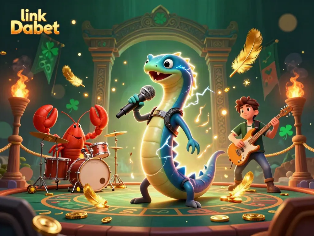 Engage with link Dabet for winning strategies in an underwater casino scene featuring vibrant characters.