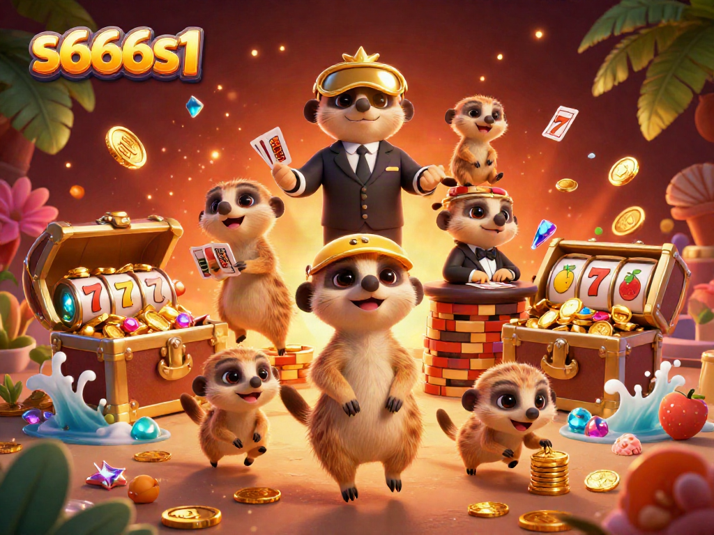 Experience the thrill of winning at s666s1, where meerkats run a vibrant casino filled with treasures.