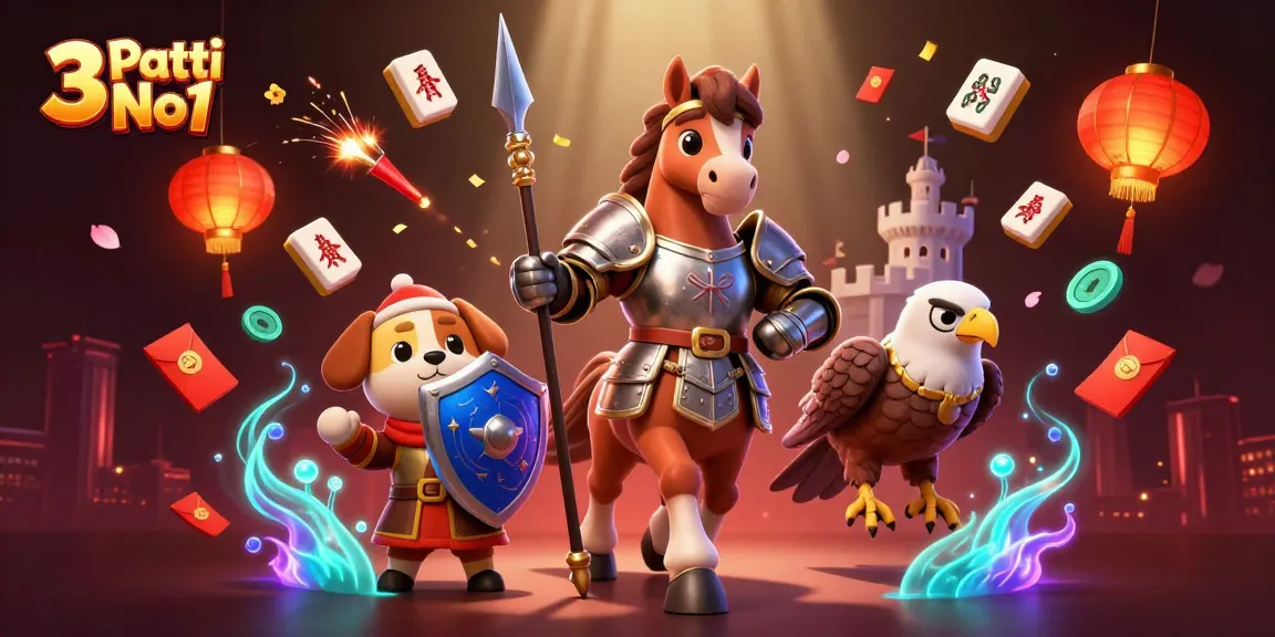 Experience 3 Patti No1 with dynamic gameplay and exciting game elements in this vibrant illustration.