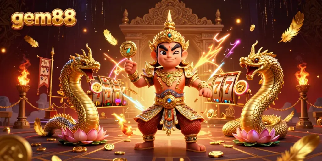 Engage in thrilling gameplay at gem88 with the mythical guardian and treasures of the online casino world.