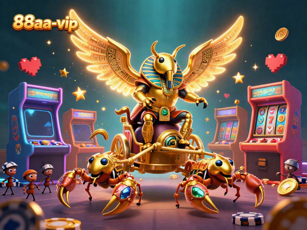Experience thrilling gameplay at 88aa-vip with vibrant gaming characters and slot elements.